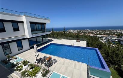 Luxury 6 bedroom villa for sale in Edremit, Kyrenia with amazing sea & mountain view