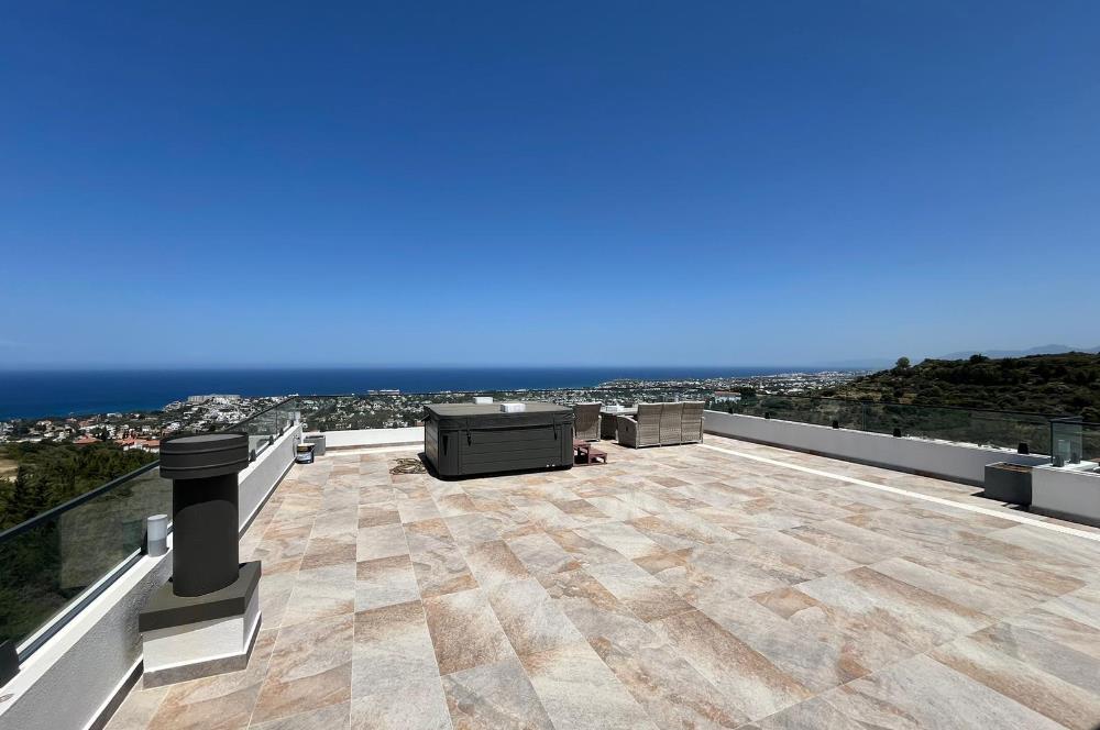 Luxury 6 bedroom villa for sale in Edremit, Kyrenia with amazing sea & mountain view