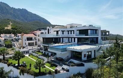 Luxury 6 bedroom villa for sale in Edremit, Kyrenia with amazing sea & mountain view