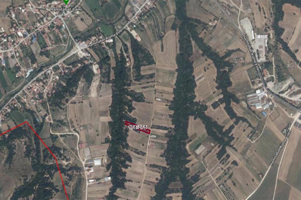 C21; RESIDENTIAL ZONED LAND FOR SALE IN HAMİTABAT VILLAGE, YENİBAĞLIK