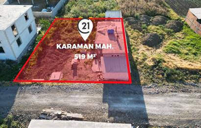 C21 BAL 'dan Karaman Köyde 519 m2 Arsa İçinde Mustakil Köy Evi