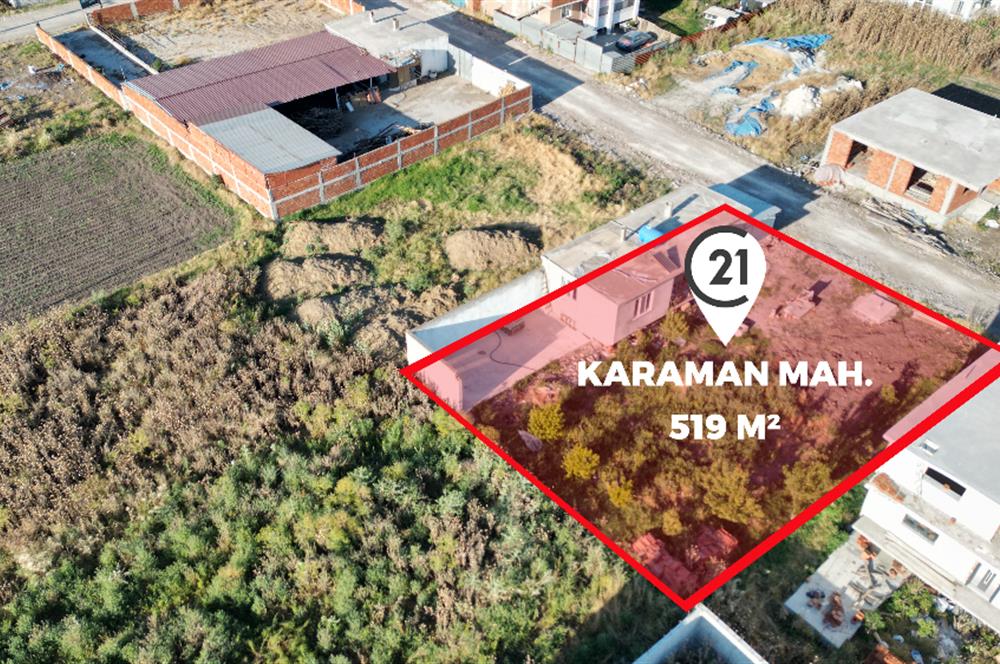 C21 BAL 'dan Karaman Köyde 519 m2 Arsa İçinde Mustakil Köy Evi