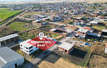 C21 BAL 'dan Karaman Köyde 519 m2 Arsa İçinde Mustakil Köy Evi