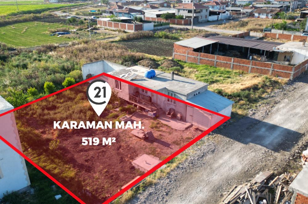 C21 BAL 'dan Karaman Köyde 519 m2 Arsa İçinde Mustakil Köy Evi