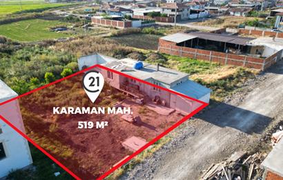 C21 BAL 'dan Karaman Köyde 519 m2 Arsa İçinde Mustakil Köy Evi