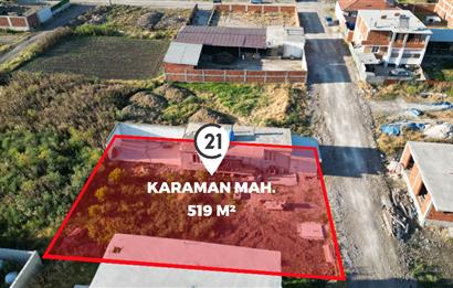 C21 BAL 'dan Karaman Köyde 519 m2 Arsa İçinde Mustakil Köy Evi