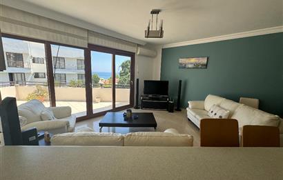 2 Bed Apartment with Sea Views For Rent in Kyrenia City Centre 