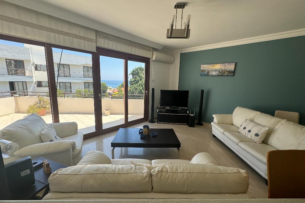 2 Bed Apartment with Sea Views For Rent in Kyrenia City Centre 