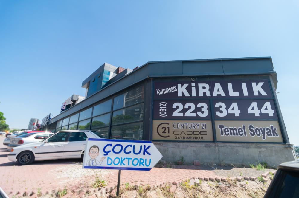 BEYTEPE BULVARINA CEPHELİ 1200m2 KULLANIMLI KİRALIK DÜKKAN