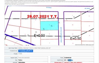 TUZLA TEPEÖREN AKFIRATTA VİLLA İMARLI ARSA