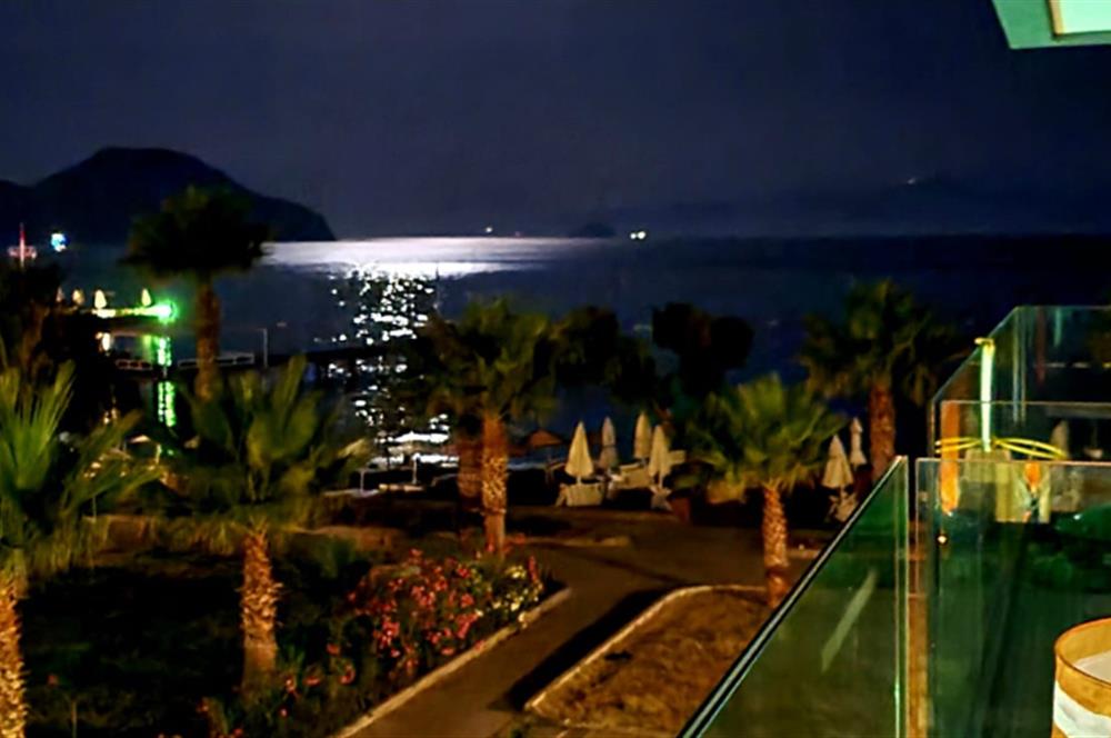 Beachfront 2+1 Residance for Rent with Private Beach and Private Pier İn Bodrum