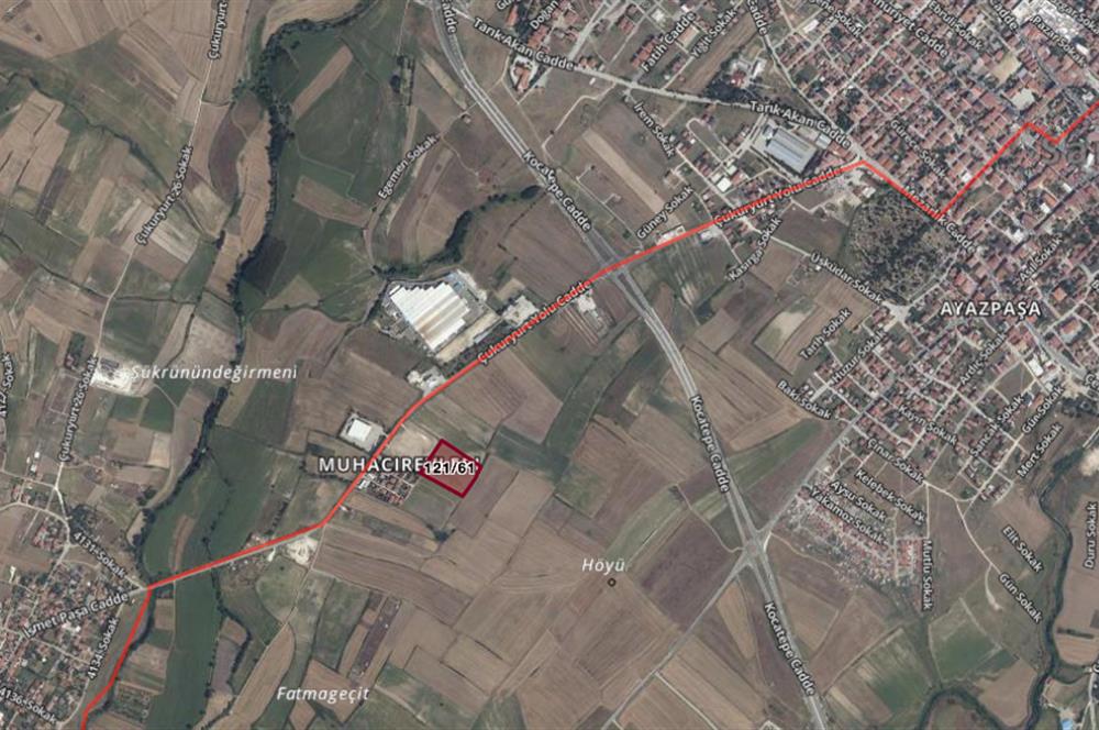 Tekirdağ Saray Ayaspaşa'da mükemmel konumda 567m2 arazi