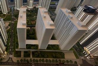 MİNA TOWERS'DA  3,5+1 DENİZ MANZARALI  BALKONLU  SATILIK DAİRE