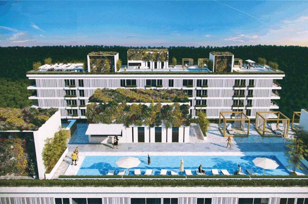 MİNA TOWERS'DA  3,5+1 DENİZ MANZARALI  BALKONLU  SATILIK DAİRE