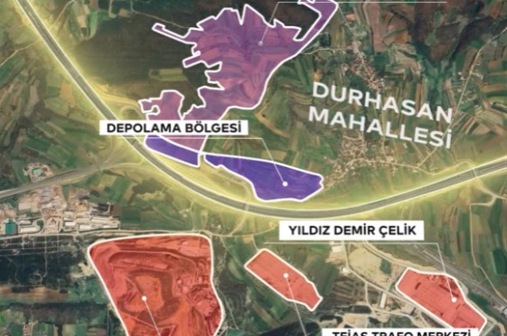 İZMİT KUZEYMARMARA CEPHE, NET 4 DÖNÜM DEPOLAMA ARSASI