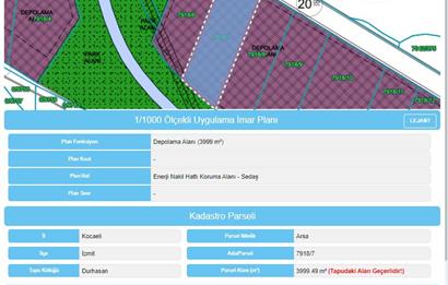 İZMİT KUZEYMARMARA CEPHE, NET 4 DÖNÜM DEPOLAMA ARSASI