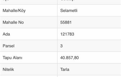 ANKARA GÖLBAŞI SELAMETLİDE GELECEĞE YATIRIMLIK TARLALAR