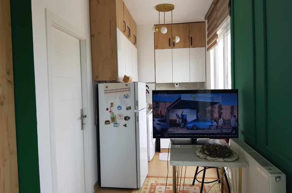 YAŞAMKENT'TE CADDE CEPHELİ FULL YAPILI EŞYALI SATILIK 1+1 DAİRE