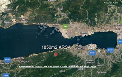 C21 PROJECT'DEN GÖLCÜK HALIDEREDE 1850m2 MANZARALI ARSA