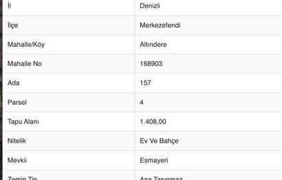 ALTINDERE MAHALLESİNDE YATIRIMLIK TARLA