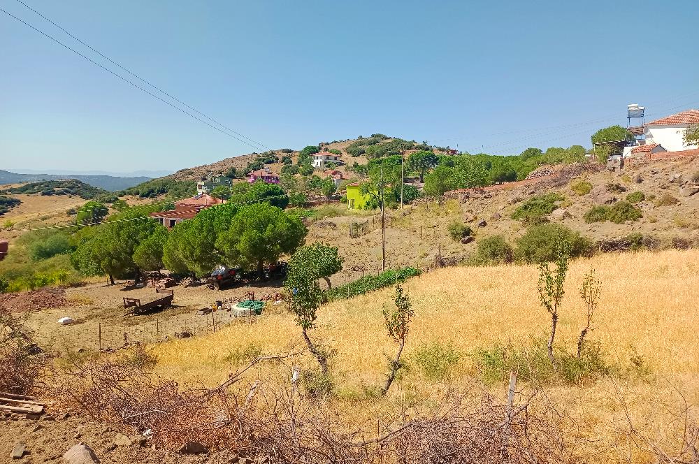 Ayvalık Bulutçeşme'de Satılık, Midilli Manzaralı Köy İçi Arsa