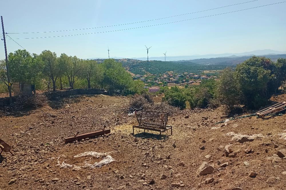 Ayvalık Bulutçeşme'de Satılık, Midilli Manzaralı Köy İçi Arsa