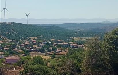 Ayvalık Bulutçeşme'de Satılık, Midilli Manzaralı Köy İçi Arsa