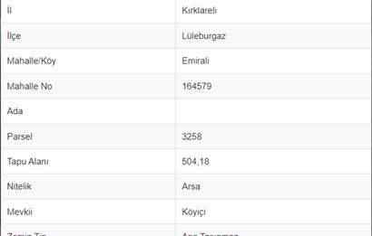 C21; EMİRALİ KÖYÜ YATIRIMLIK KÖŞE KONUT+TİCARİ SATILIK ARSA