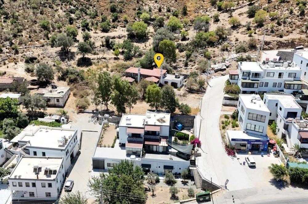 Bodrum Gümüşlük Peksimet'te 812 m2 Arsa içinde Satılık Taş Ev