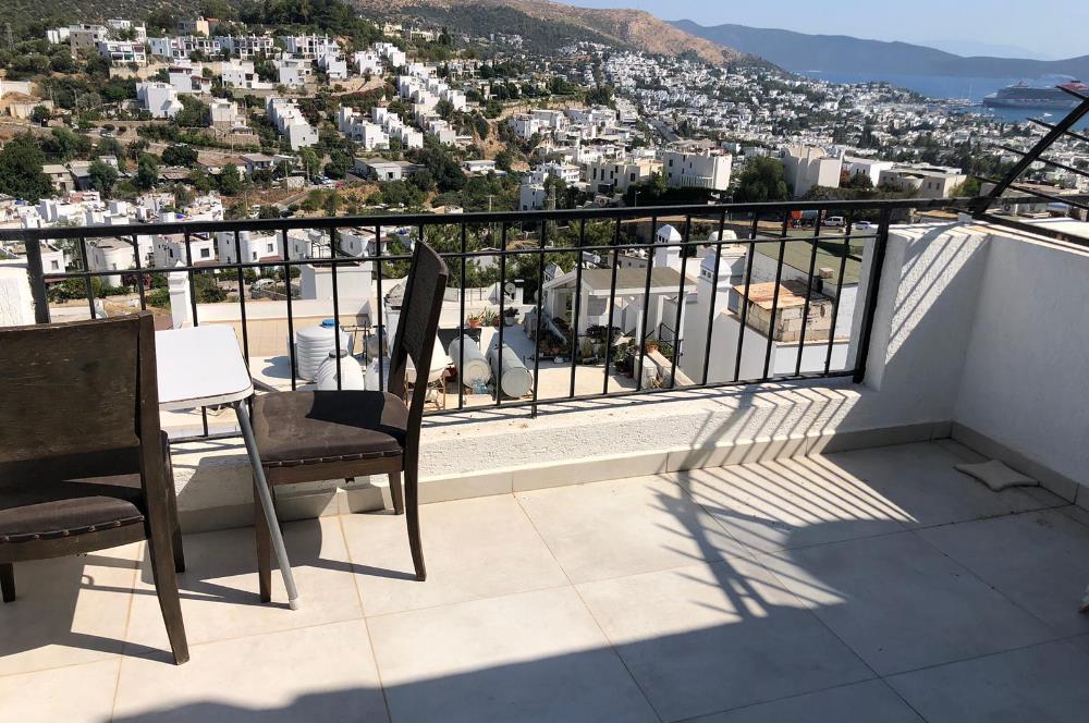 Bodrum Yokuşbaşı Manzaralı Mobilyalı Yıllık Kiralık Daire