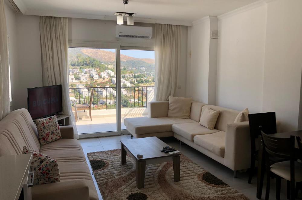 Bodrum Yokuşbaşı Manzaralı Mobilyalı Yıllık Kiralık Daire