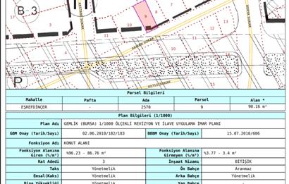 C21 Cius; Eşref Dinçer Mahallesin'de Konut İmarlı Arsa