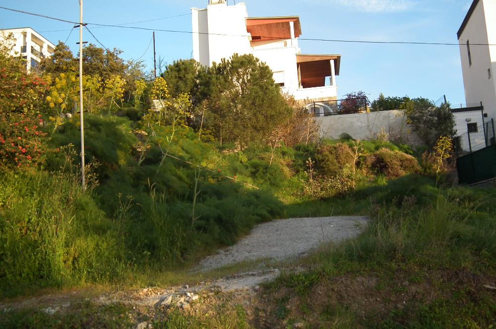 Bodrum Gümüşlük Satılık Deniz Manzaralı Villa ve İmarlı Arsa