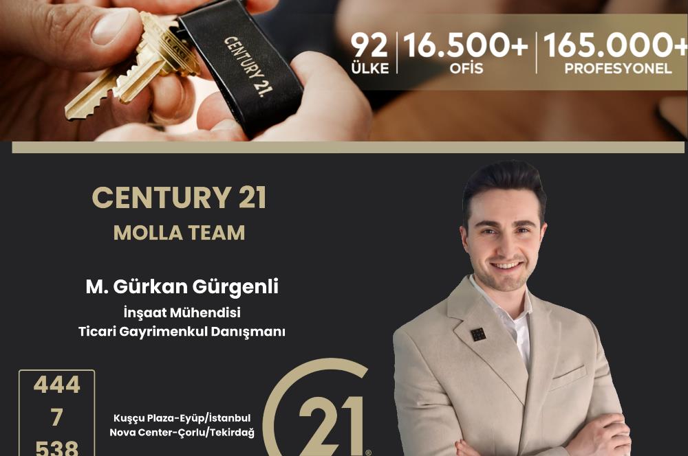 C21 MOLLA TEAM'den ANA CADDE ÜZERİ SATILIK 200 m² İSKANLI DÜKKAN