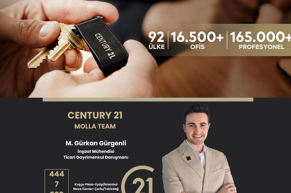 CENTURY21 MOLLATEAM-ÇORLU YENİ SANAYİ SİTESİ SATILIK İMALATHANE