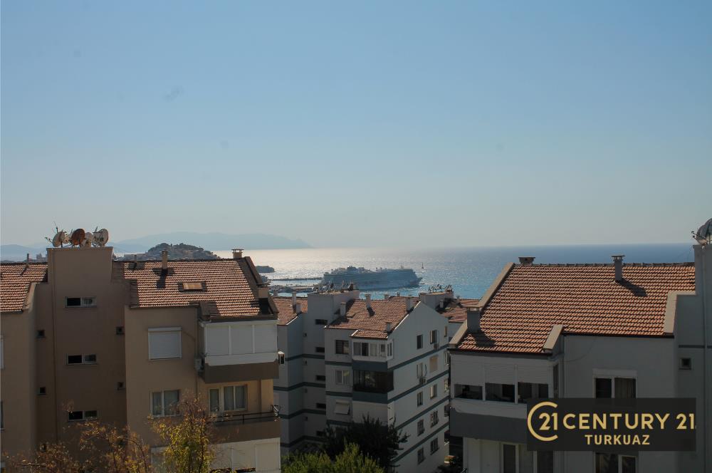 Kuşadası Ege Mahallesinde Full Deniz Manzaralı Satılık   3+1 Daire