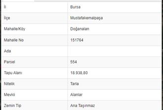 CENTURY21 EWA'DAN DOĞANALAN KÖYÜNDE İMARA YAKIN TARLA