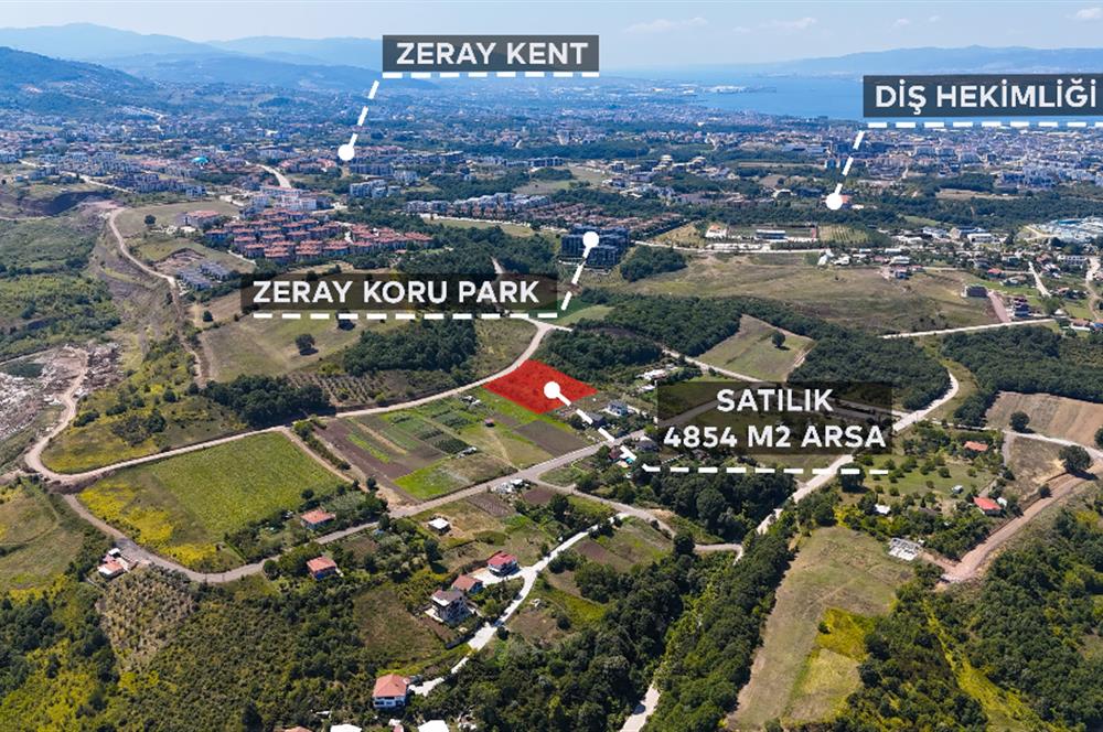 BAŞİSKELE YUVACIK'TA 4854 m² SATILIK KONUT ARSASI