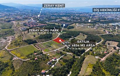 BAŞİSKELE YUVACIK'TA 4854 m² SATILIK KONUT ARSASI