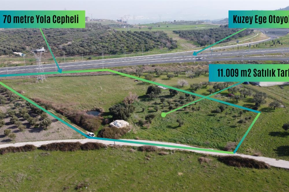 Aliağa Samurlu da 11.009 m2 satılık tarla