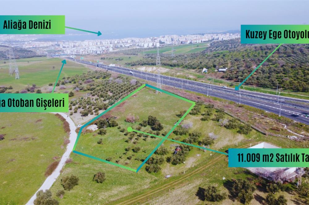 Aliağa Samurlu da 11.009 m2 satılık tarla