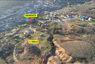 Kırklareli Dereköy 1.186 m2 Doğa Manzaralı Satılık Arsa