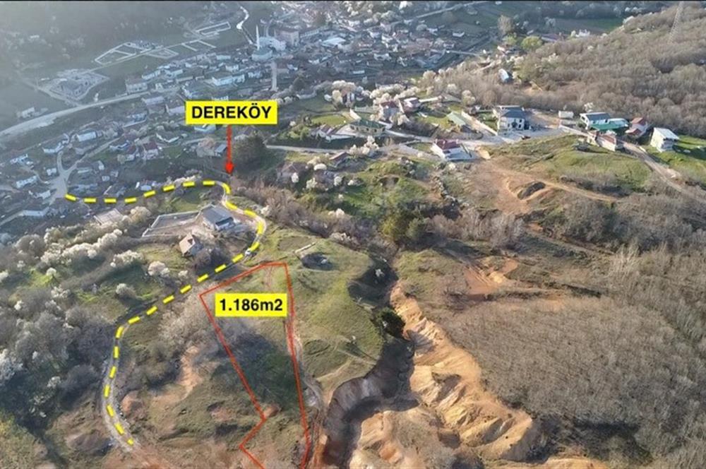 Kırklareli Dereköy 1.186 m2 Doğa Manzaralı Satılık Arsa