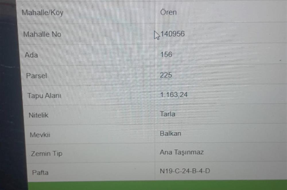 Muğla Milas Örende Denize 2.Parsel Yatırımlık Arsa