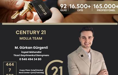 CENTURY21 MOLLATEAM ALİPAŞA MAH. KİRALIK DÜKKAN&MAĞAZA