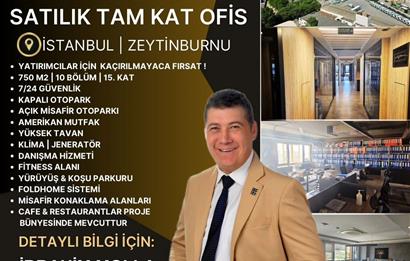 C21 MOLLA TEAM; NEF 12 OFİS BLOĞUNDA SATILIK 750 M2 TAM KAT OFİS