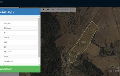 Fields for Sale in Seki Village, Eskişehir