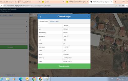 TEKİRDAĞ MALKARA DEVECİDE MÜSTAKİL TAPULU ARSA