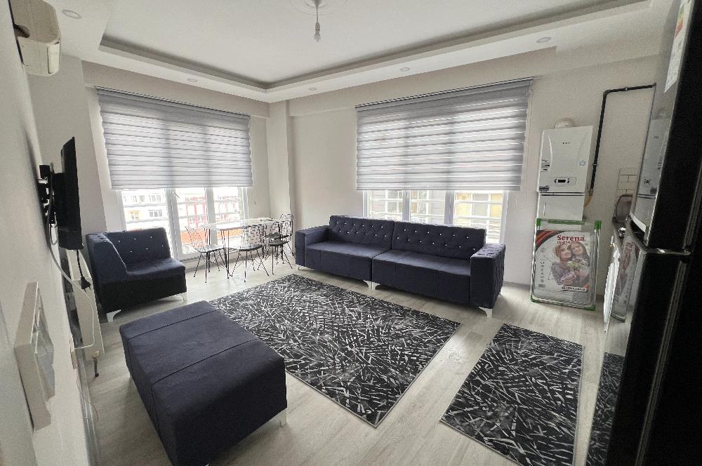 C21 BAL'DAN ÇARŞI MERKEZDE EŞYALI KİRALIK 1+1 YENİ DAİRE