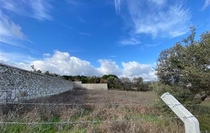 Urla Keklıktepe satılık denız manzaralı arazı